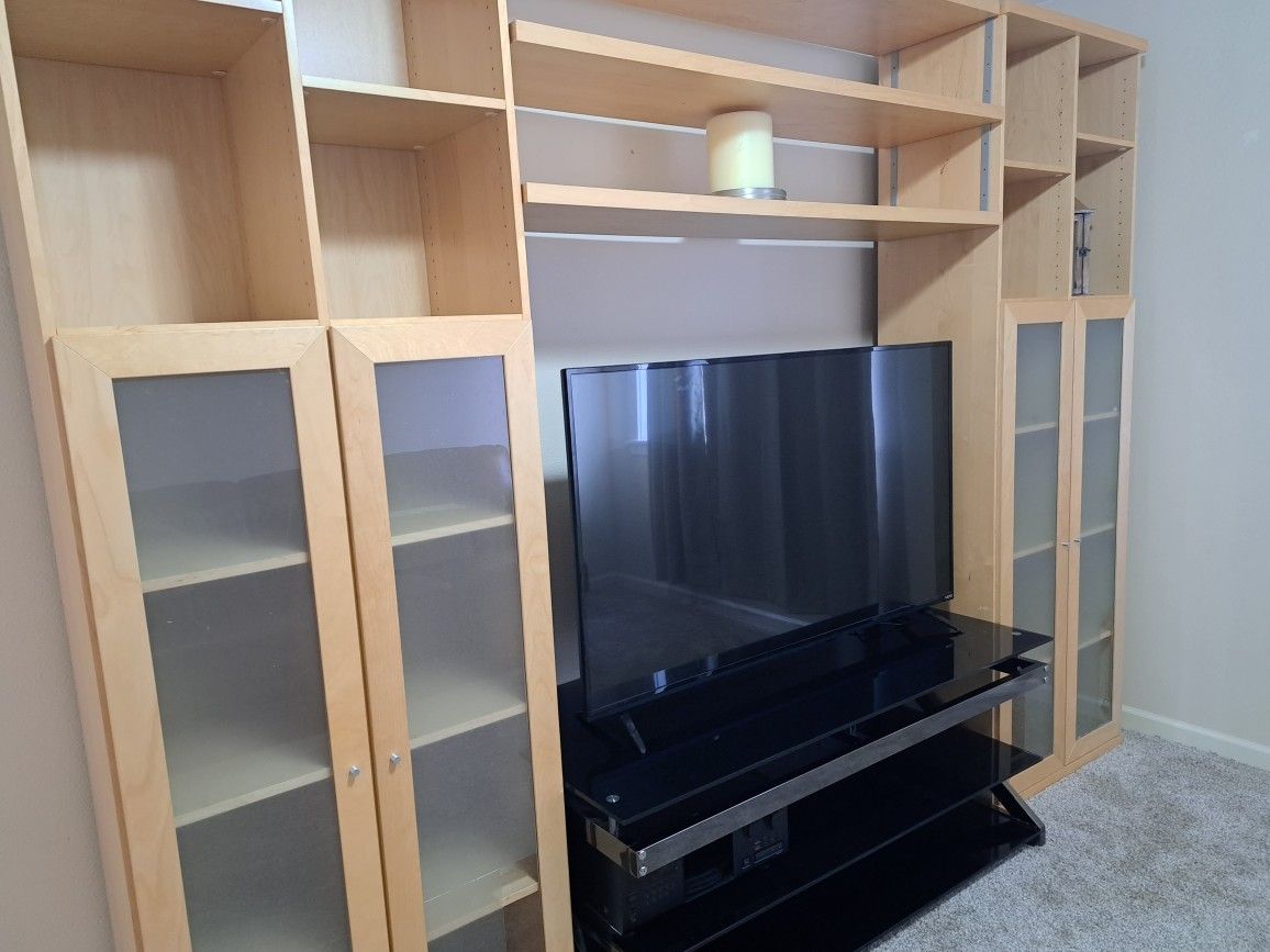 Entertainment center, book shelf or cabinet