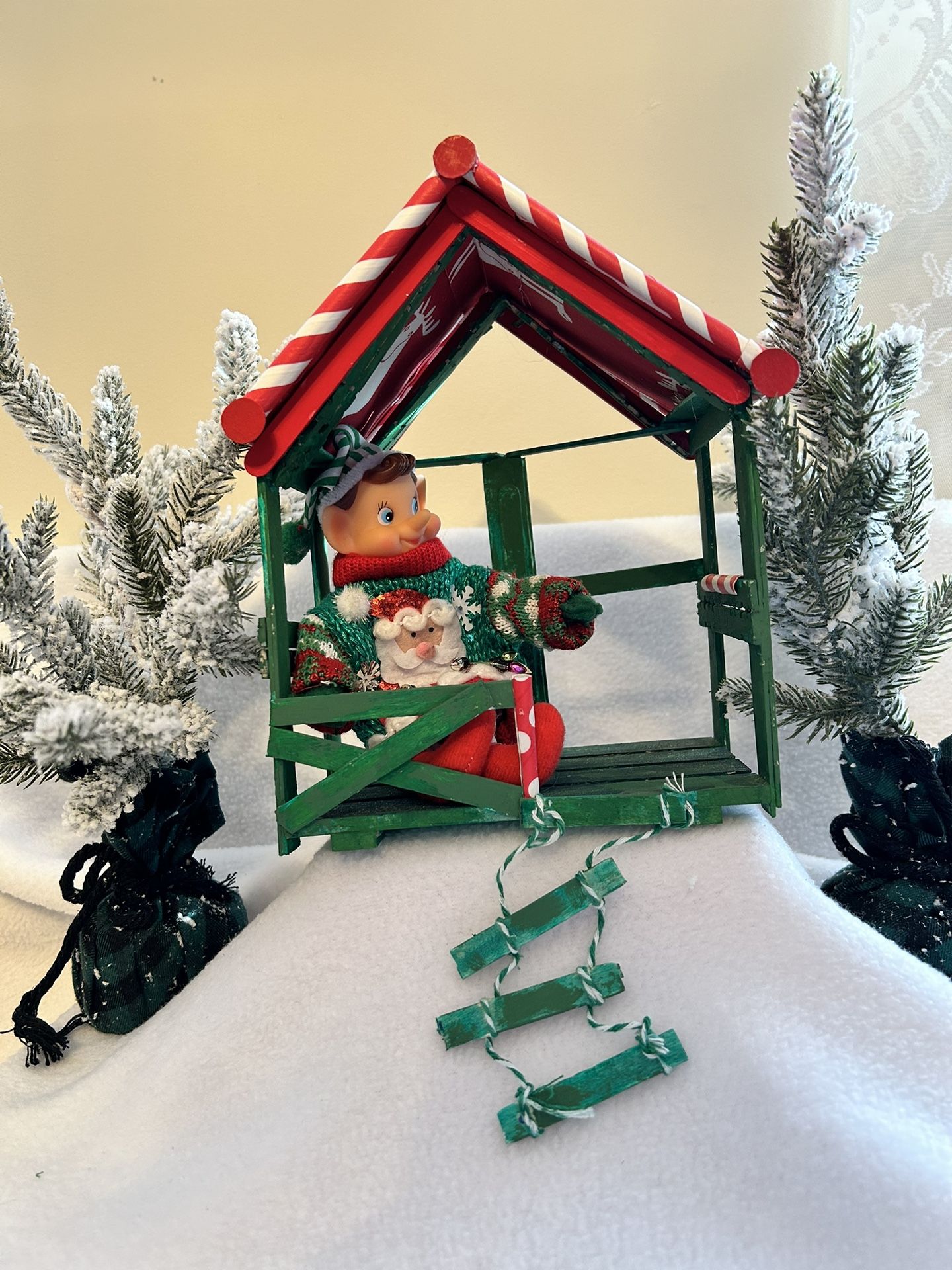Mini Tree House For Your Elf On The Shelf
