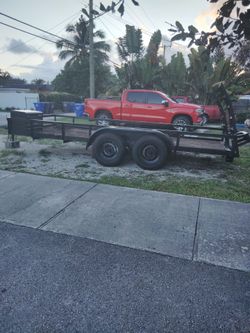 16 ft utility trailer heavy duty 4 new 10 ply tires