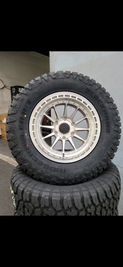 17" LOCK Baja  rims/wheels w- 265-70R17 Ridgecrawler 