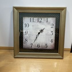 Wall Clock 30” Square