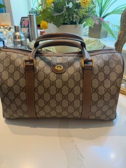 Authentic Gucci GG Supreme Boston Bag