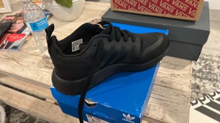 Adidas Black Low-Top Sneakers with Box