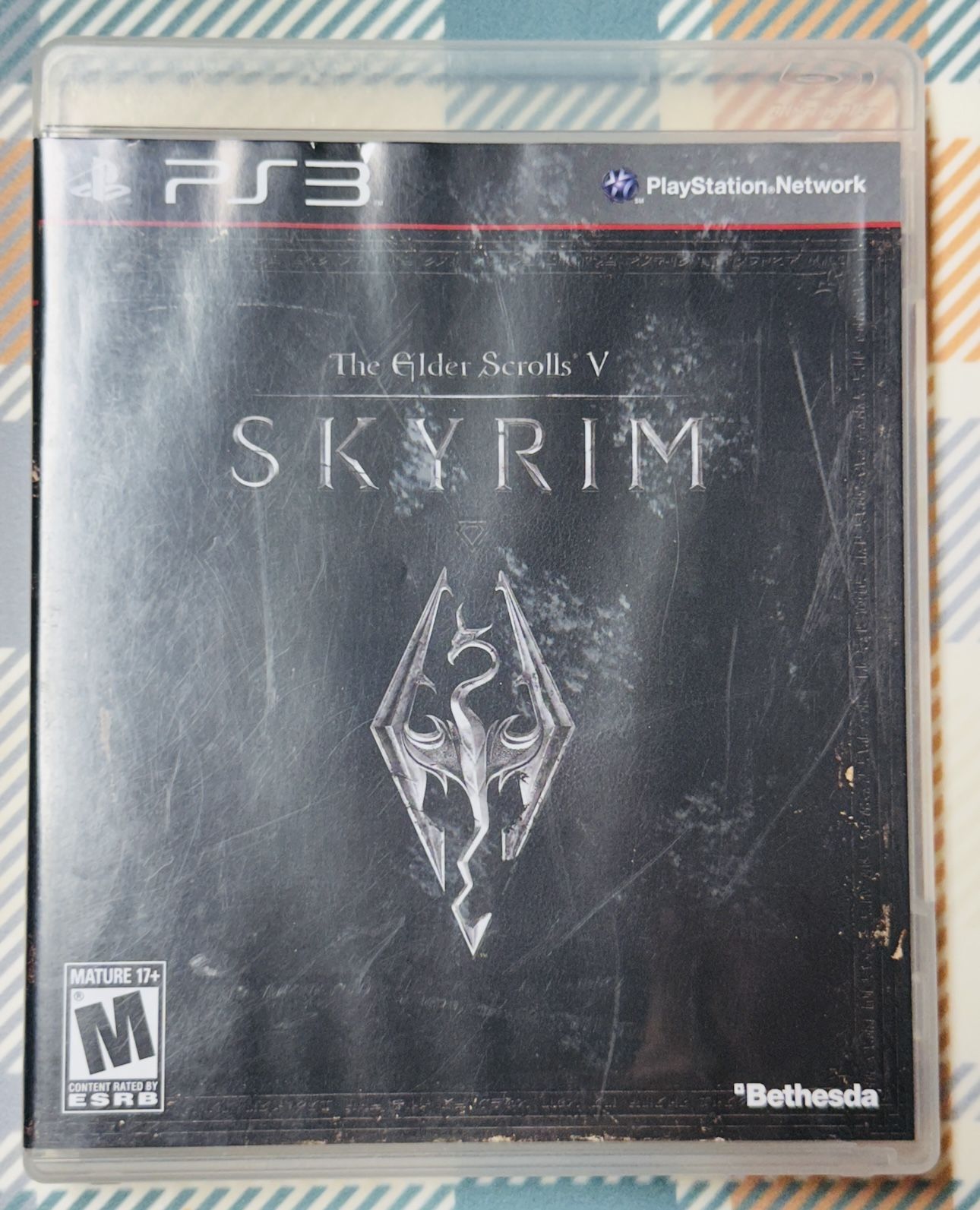 PS3 Game. The Elder Scrolls V: Skyrim (PlayStation 3, 2011) Manual /Case Tested!