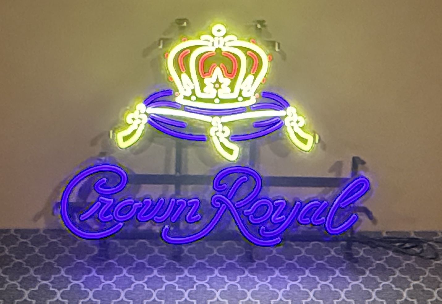 Crown Royal Neon Sign