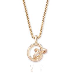 Kendra Scott Presleigh Love Knot Rose Gold Pendant Necklace
