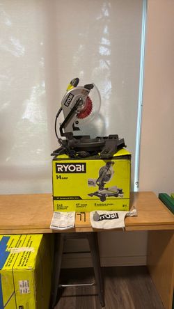 RYOBI 14 Amp Corded 10 in. Compound Miter Saw with LED Cutline Indicator