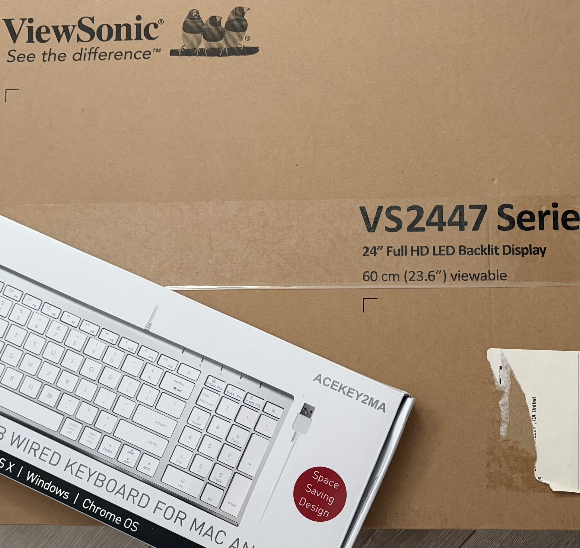 24” Full HD LED Backlit Monitor - New