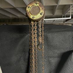 Chain winch 1 ton works perfect
