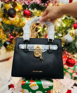 Michael Kors Hamilton Small Leather Satchel