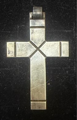 Large Sterling Silver Cross