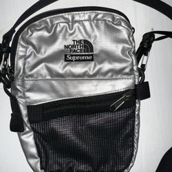 Supreme North Face Metallic Shoulder Bag