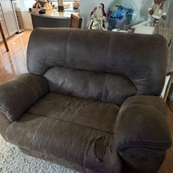 FREE Leather “Love-Seat” Recliner