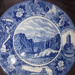 Stafford Shire Blue Plate 