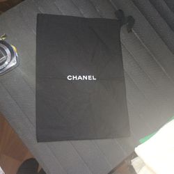 Chanel Black Cotton Carry Bag