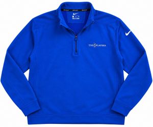 Nike Golf The Players Championship 1/4 Zip Pullover Men’s XXL Royal Blue Fleece