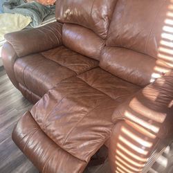 2 Leather Couches