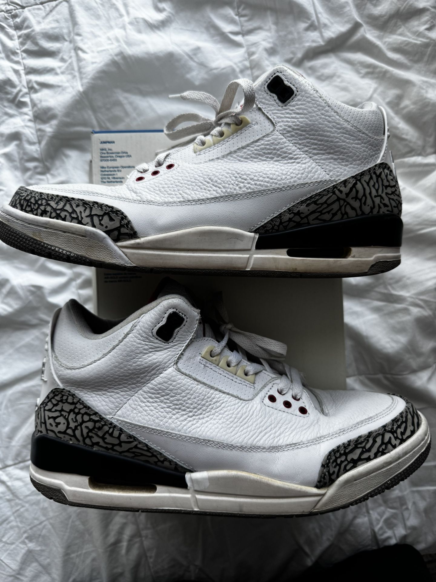 Air Jordan 3 White Cement Size 11