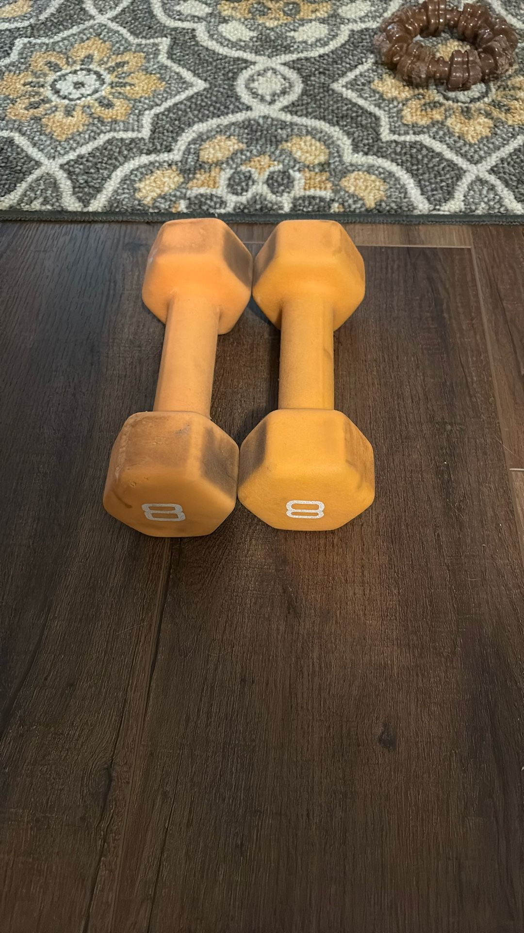 Set Of 8 Lb Dumbbells