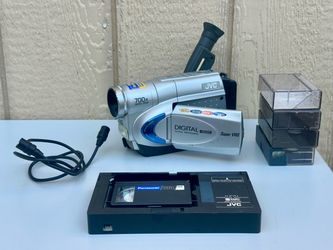 JVC GR-SXM260U Compact VHS-C Video Camera Camcorder Tested Working W Extras