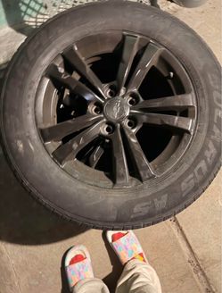 2 Glass Black Alloy Rims