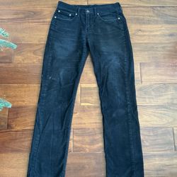 Levi's 511 Corduroy Black Pants Men Size 30x32 