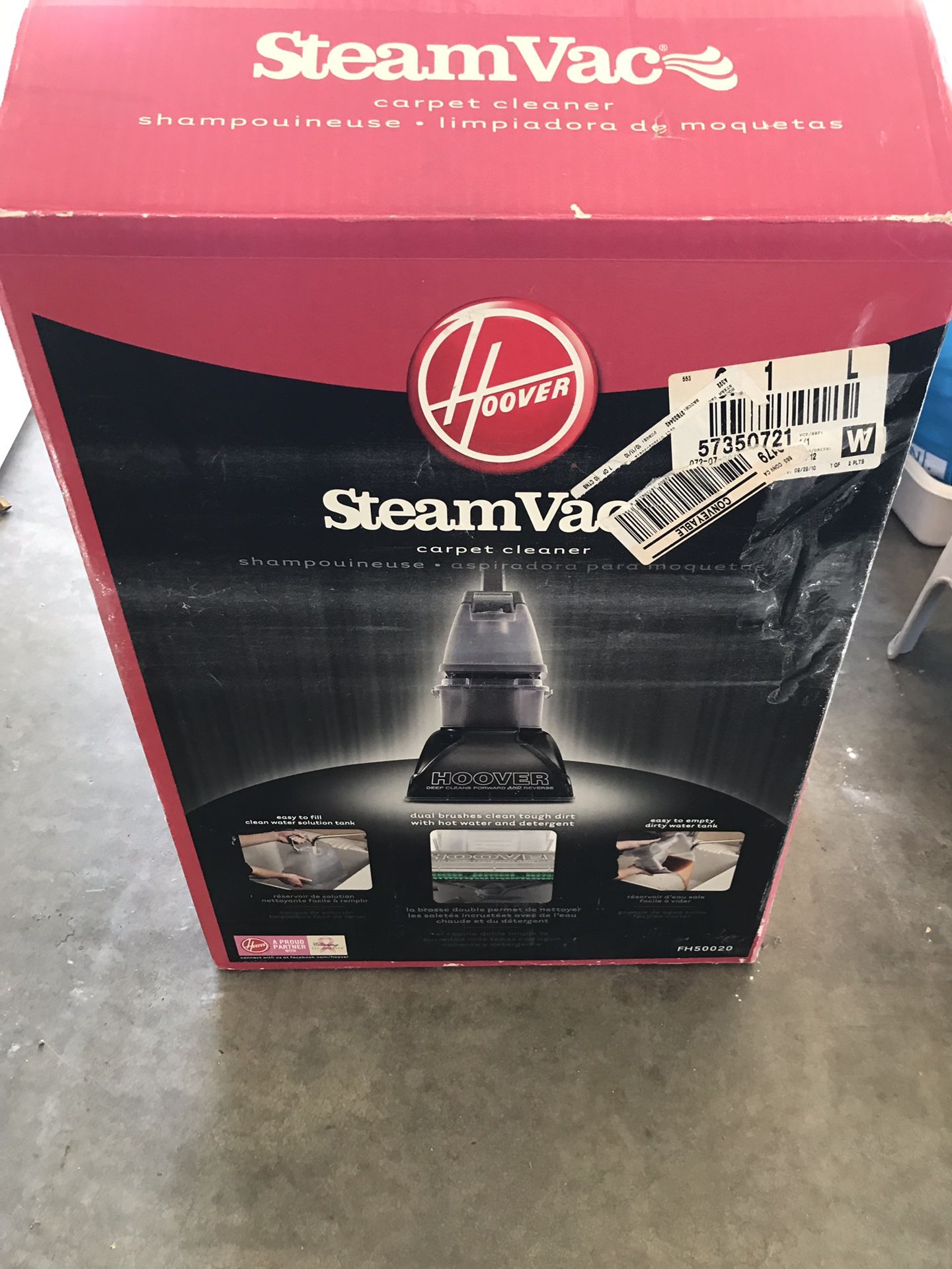 Hoover Steam Vac/Carpet Cleaner