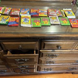 40 packs of unopened baseball and other sports from 80’s and 90’s