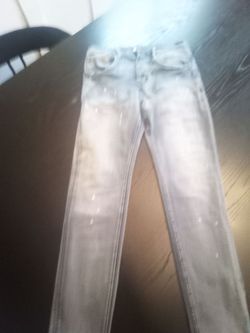 Purple jeans