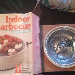 Grill America Indoor Electric BBQ  Stoneware Base 