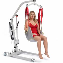 Electric Patient Transfer Lift w/ Sling – Home Care Use