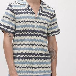 Men’s Relaxed Fit Half Sleeve Shirt – Size 40