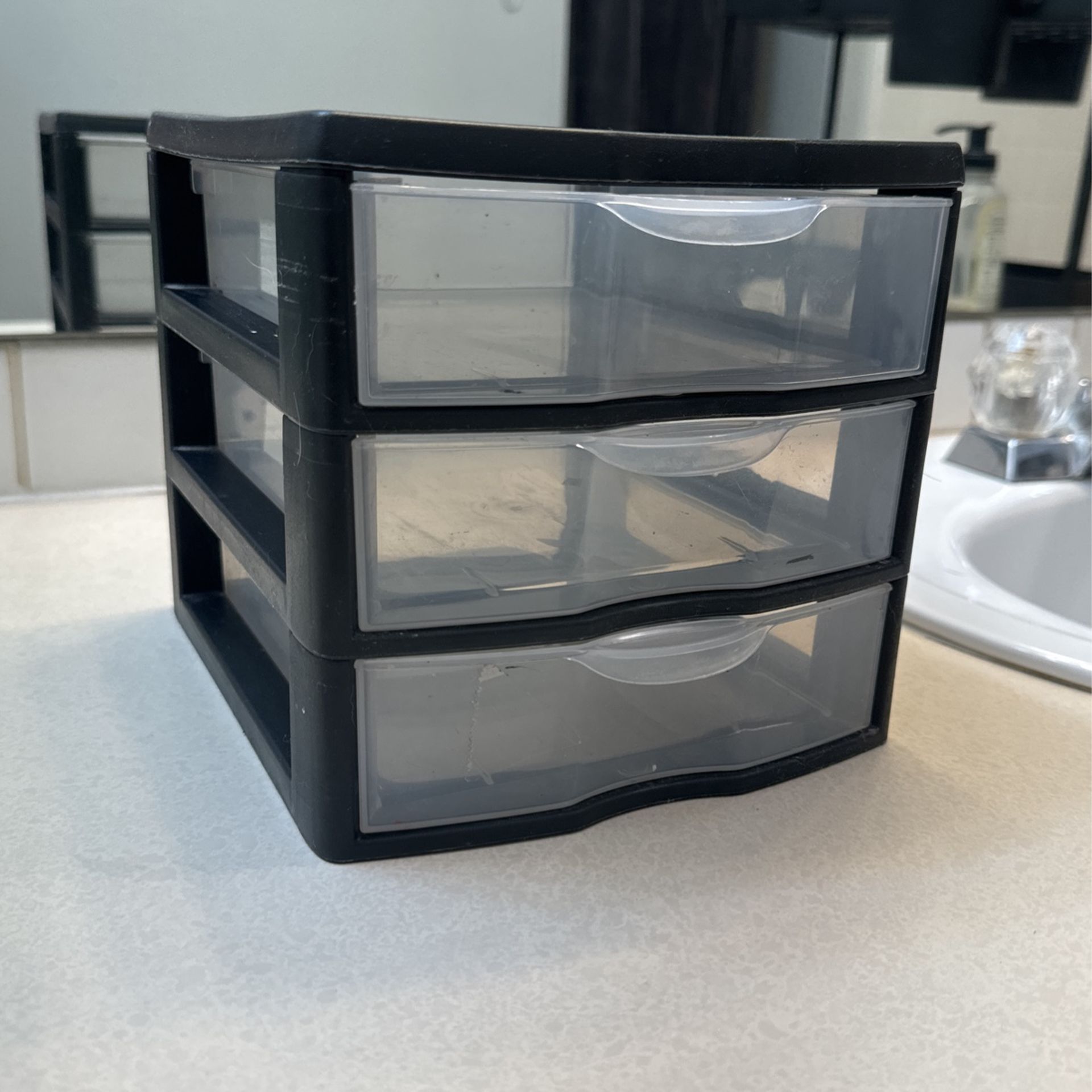 3 Drawer Plastic Organizer 