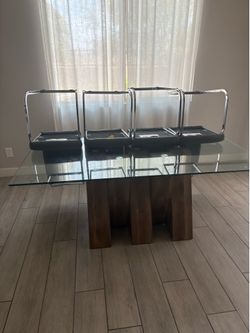 Glass Dining Table