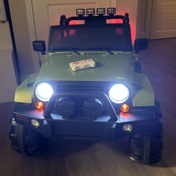 🚙 12V Ride-On Jeep + PARENTAL REMOTE & BLUETOOTH - LED Lights