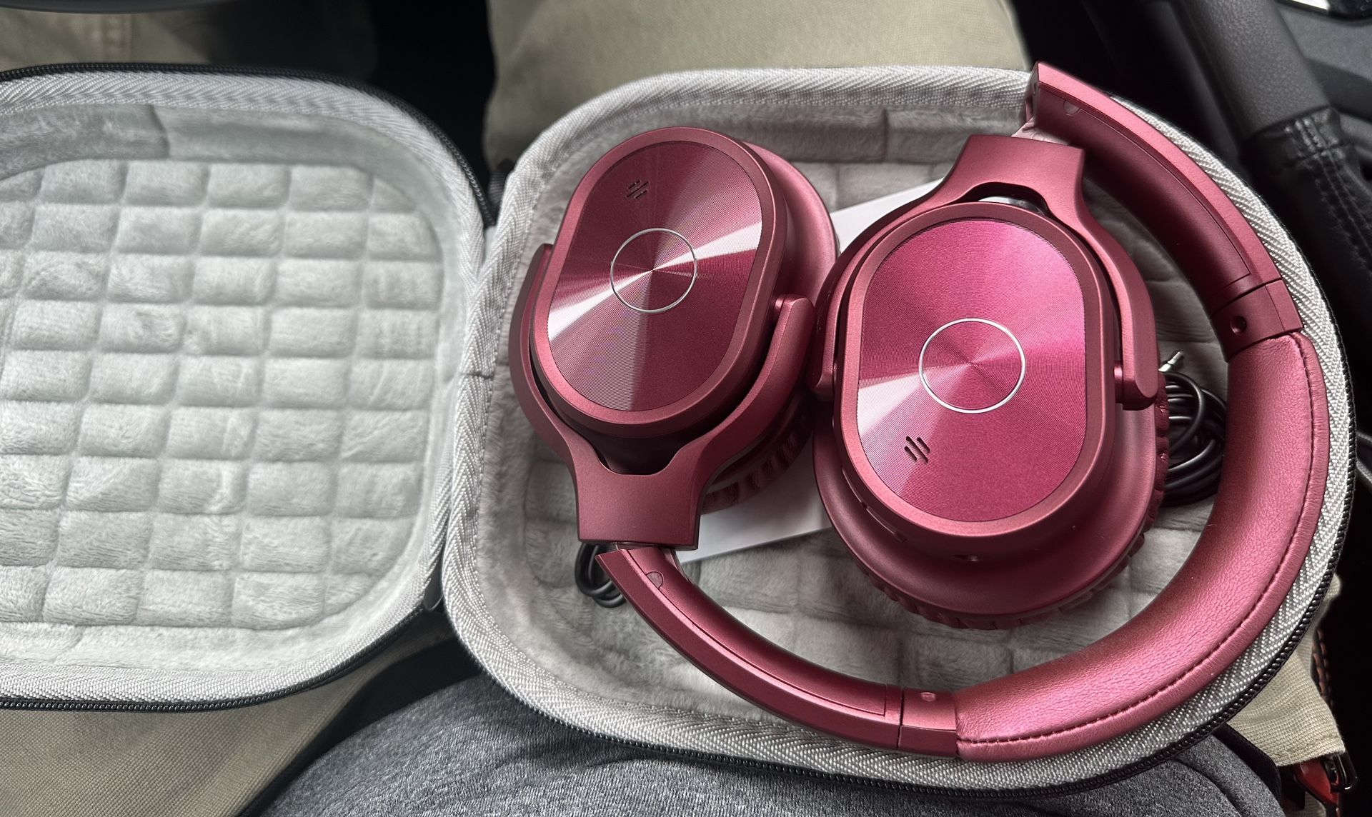 Noise Cancelling Headphones - Ruby Red