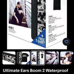 Ultimate Ears Boom 2 Waterproof & Shockproof Bluetooth Speaker Cubic Night