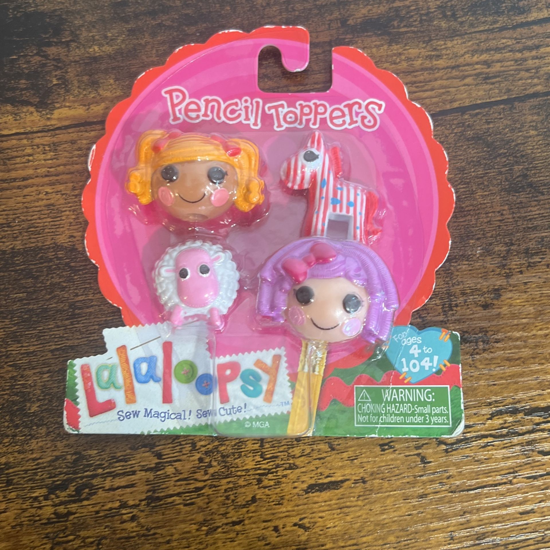 Lalaloopsy Pencil Toppers-Spot Splatter Splash & Pillow Featherhead