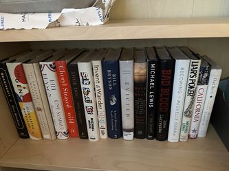 Book Lot (~25 Hardcovers) – Best-Sellers & Coffee Table Books