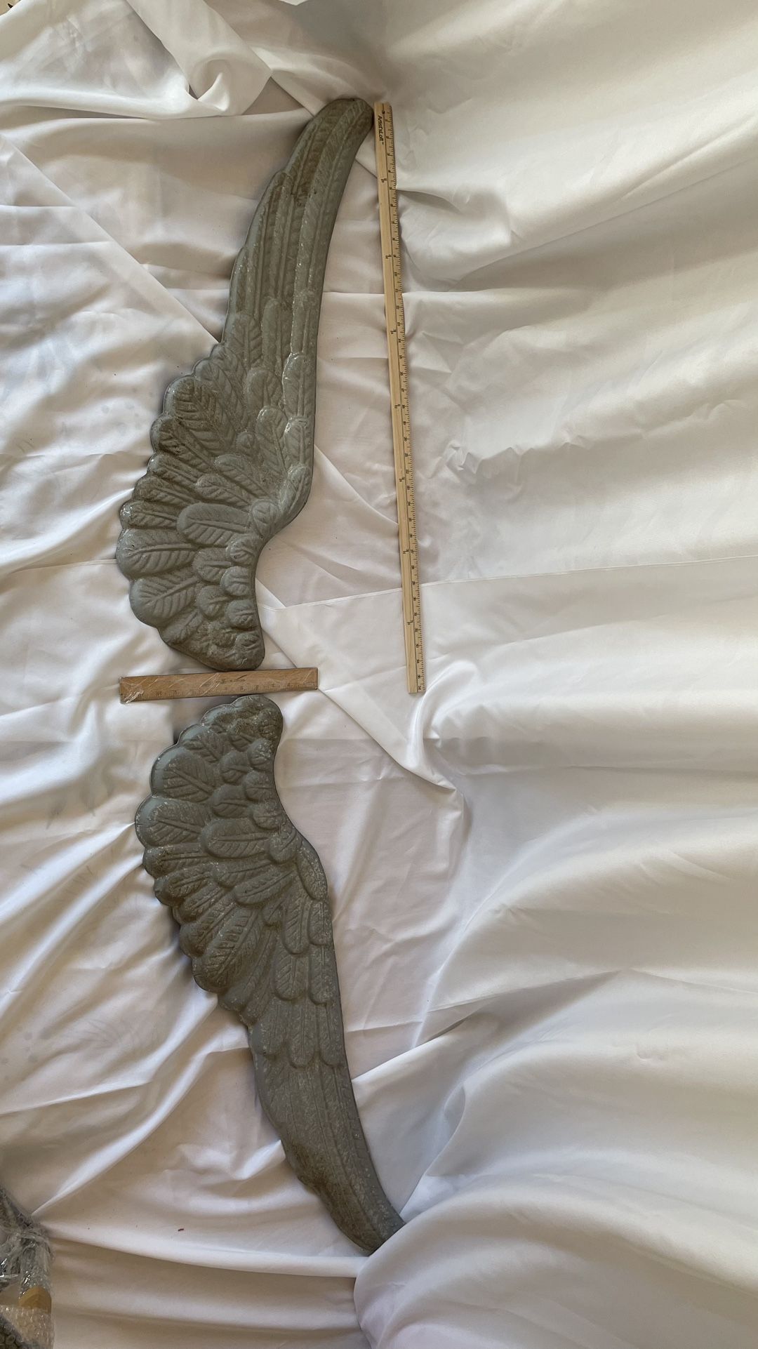 Large Metal Angel Wings