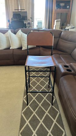Leather stool