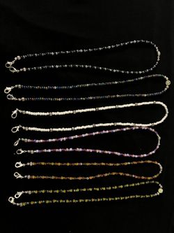 Beaded Necklaces For Face Masks and Glasses