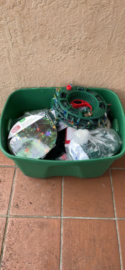 Christmas Light Sets with storage bin