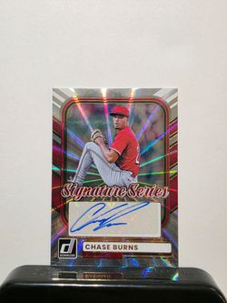 2026 Panini Donruss - Signature Series Chase Burns #SS-CB Laser