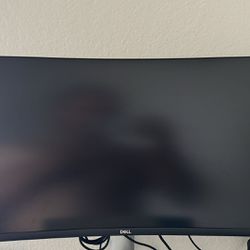 Dell 34 Curved Monitor With Inbuilt Speakers 