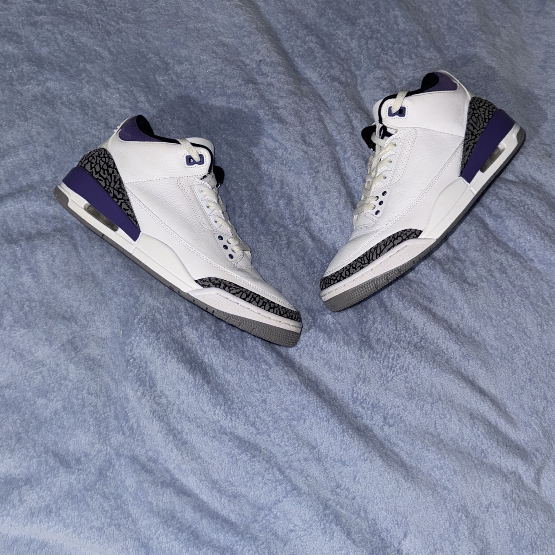 Jordan 3 Dark Iris, Size 10.5 US Men’s