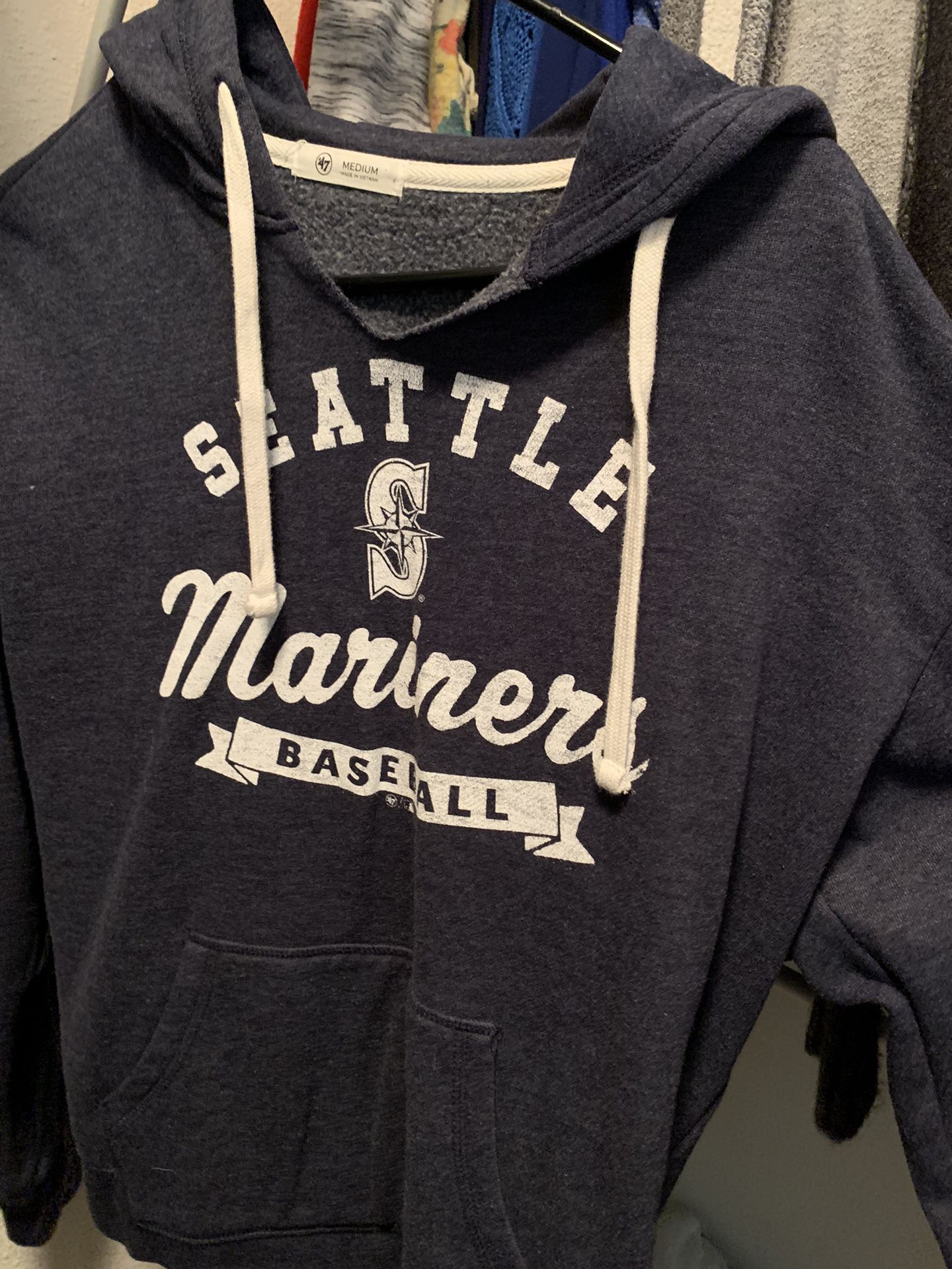 Womens Medium Seattle Mariner Hoodie/sweatshirt 