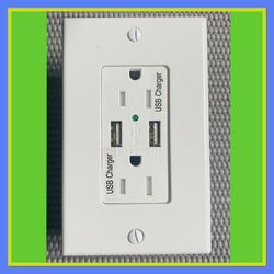 NEW ELECTRICAL OUTLET WITH USB PORTS 