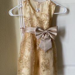 Gold Girl Dress.