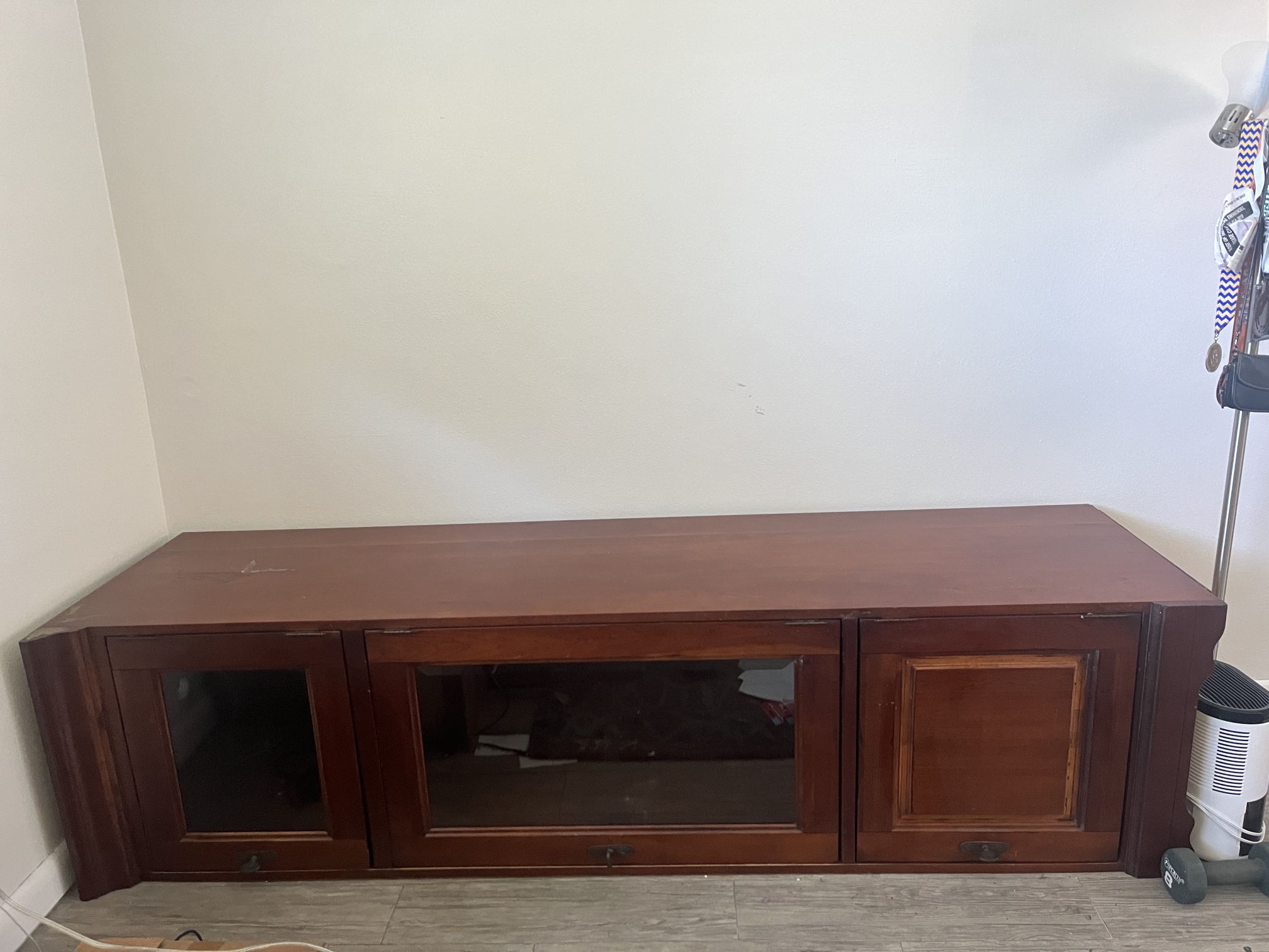 Wooden Media Display Case, 79 x 20.5 x 20 inches for Sale in Miami, FL